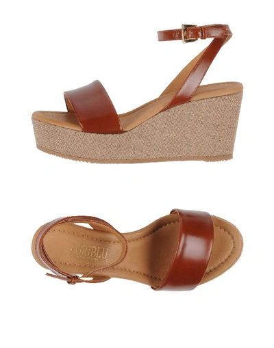 Loriblu Sandals In Brown