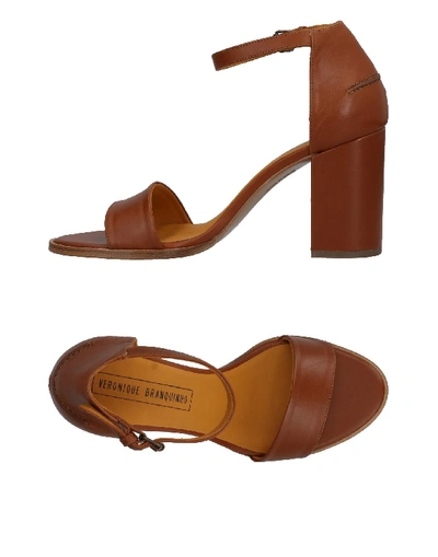Veronique Branquinho Sandals In Brown