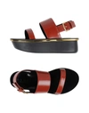 Marni Sandals In Red