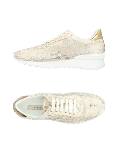 Casadei Sneakers In Gold