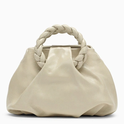 Hereu Cream Bombon Leather Bag In White