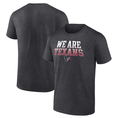 Fanatics Branded Charcoal Houston Texans Big & Tall We Are Texans Statement T-shirt