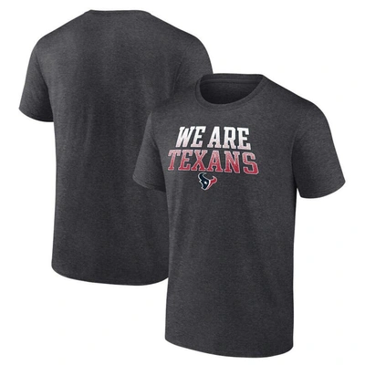 Fanatics Branded Heathered Charcoal Arizona Cardinals Big & Tall Rise Up Red Sea Statement T-shirt