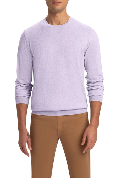 Bugatchi Men's Cotton-cashmere Crewneck Sweater In Lilac