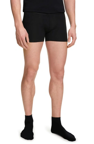 Falke 2-pack Climate Control Outlast Boxer Briefs In Black