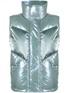 Moncler Faucille Goose-down Gilet In Blue