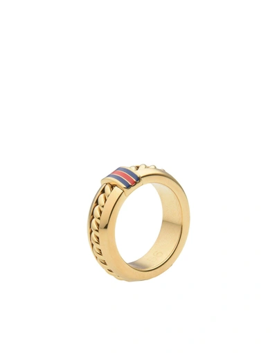 Tommy Hilfiger Rings In Gold | ModeSens