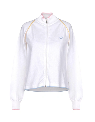 Fred Perry Cardigans In White