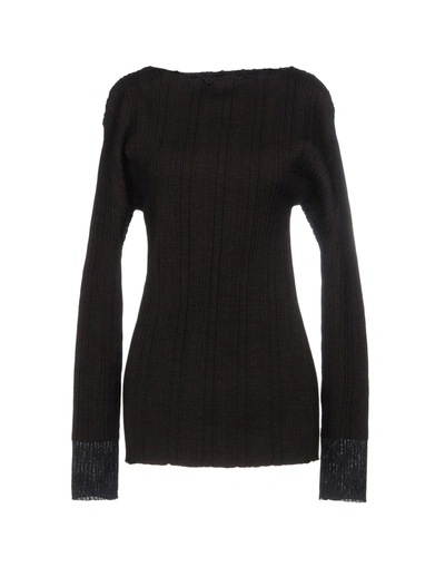 Jil Sander Sweater In Dark Brown