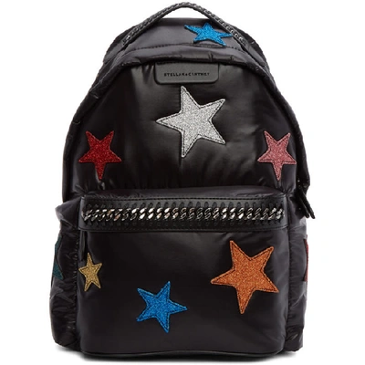 Stella Mccartney Falabella Go Star Black Nylon Backpack