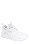Nike 'air Huarache Run Ultra' Sneaker In White/ White/ White