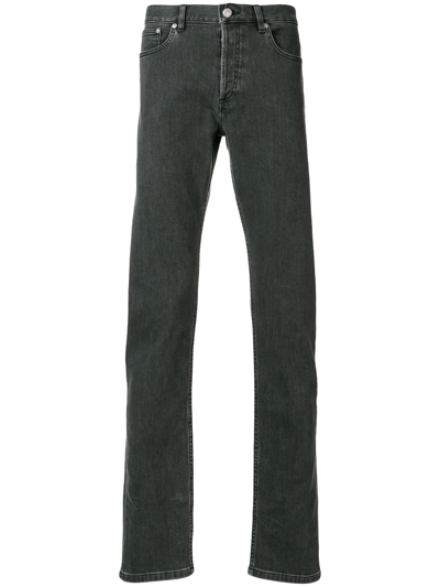 Apc Petite Standard Straight Leg Jeans In Grey
