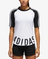Adidas Originals Adidas Colorblocked Baseball T-shirt In White/black
