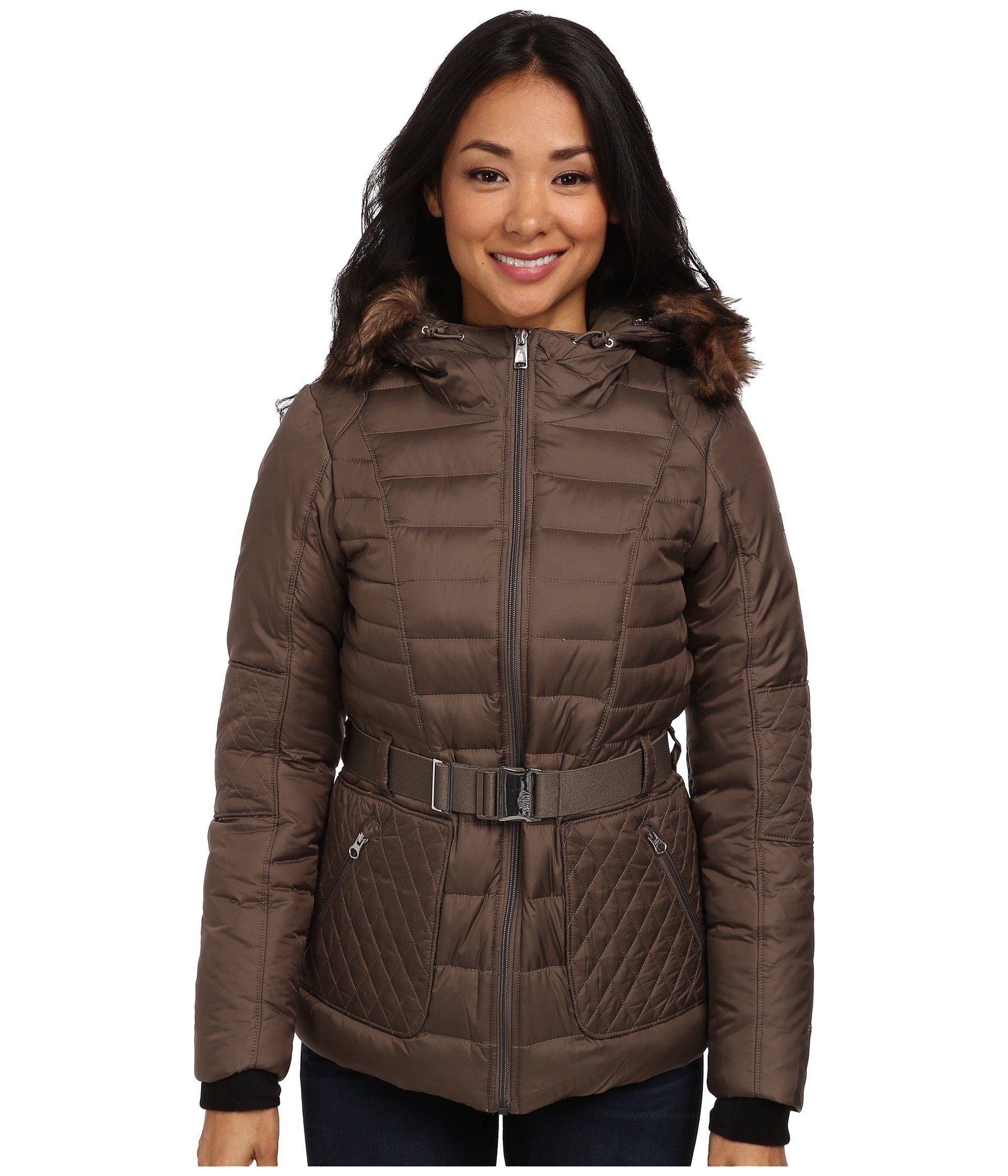 north face fur parkina