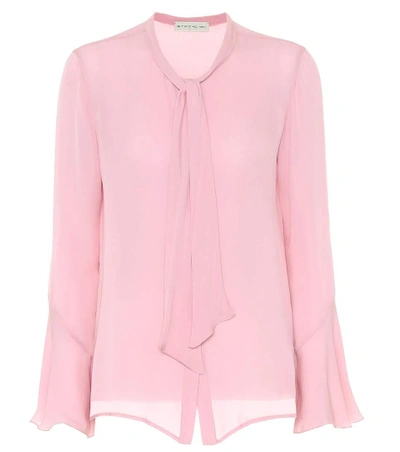 Etro Silk Shirt In Pink