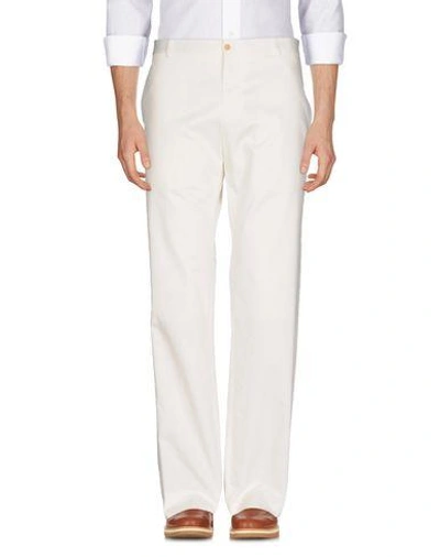 Ps By Paul Smith Casual Pants In Ivory