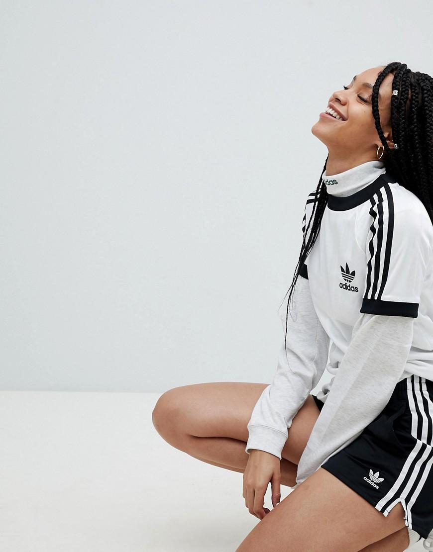 adidas originals adicolor three stripe shorts