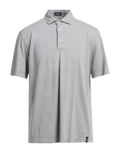 Drumohr Polo Shirts In Grey