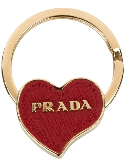 Prada Key Chain Key Chain Women  In Red