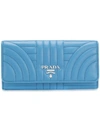 Prada Quilted Continental Wallet