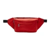 Prada Logo Patch Belt Bag In F0011 Rosso