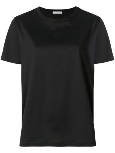 Moncler T-shirt Mit Logo In Black