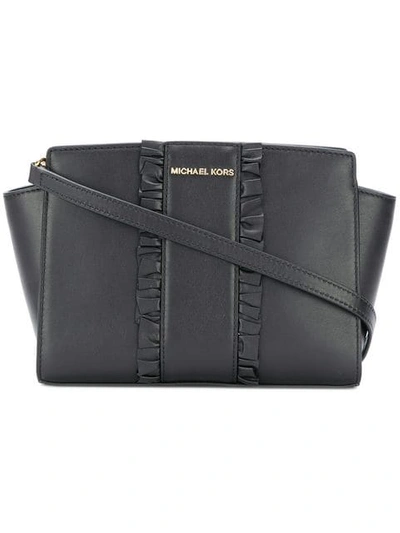 Michael Michael Kors Selma Medium Messenger Bag - Black