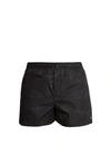 Valentino Camouflage-print Swim Shorts In Black
