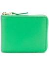 Comme Des Garçons Play Zipped Mini Wallet In Green