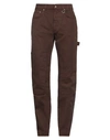 Represent Brown Stretch Cotton Jeans