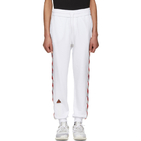 off white side tape pants