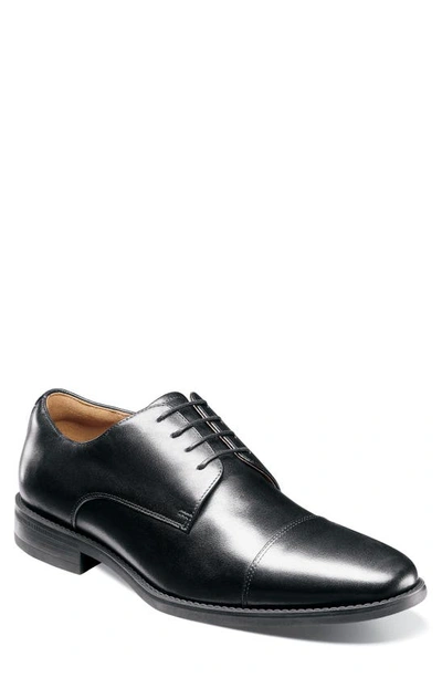 Florsheim Santucci Cap Toe Derby In Black