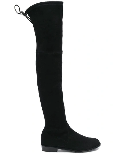 Stuart Weitzman Lowland Thigh Length Boots In Black