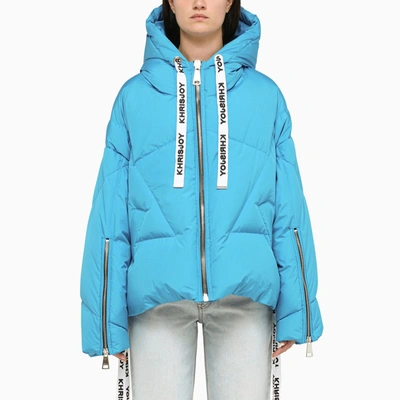 Khrisjoy Khris Iconic Bright Blue Down Jacket