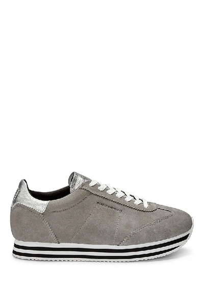 Rebecca Minkoff Grey Platform Sneakers | Susanna Women's Sneaker |  In Grey And Silver