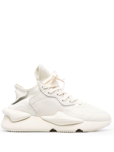 Y-3 Kaiwa Lace-up Sneakers In White