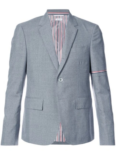 Thom Browne Grey Selvedge Arm Placement Blazer