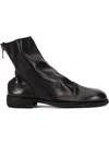 Guidi Zip-up Fitted Boots In Black