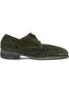 Guidi Lace-up Derby Shoes In Green