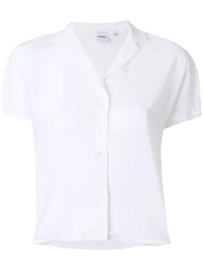 Aspesi Shortsleeved Shirt In White