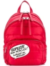 Moncler Kilia Down Backpack In Red