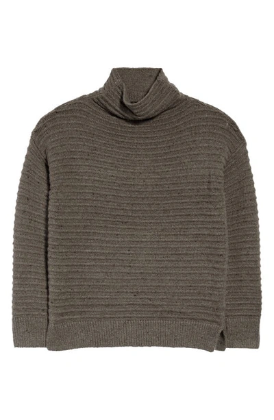 Madewell Belmont Donegal Mock Neck Sweater In Donegal Forest