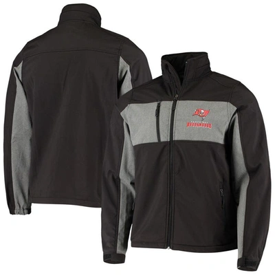 Dunbrooke Black Tampa Bay Buccaneers Circle Zephyr Softshell Full-zip Jacket