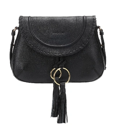 See By Chloé Polly Leather Shoulder Bag In Black