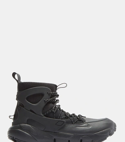 Nike Air Footscape Mid Utility Sneakers In Black | ModeSens
