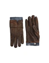 Dsquared2 Gloves In Dark Brown