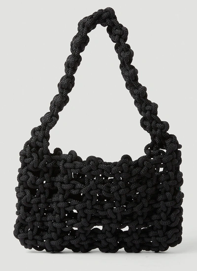 Kara Knot Armpit Shoulder Bag In Noir