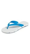 Swims Men's Breeze Flip Flops In Blitz Blue/ White/ Poseidon