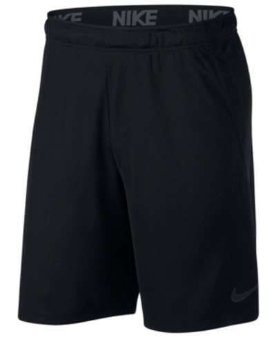 Nike Men's Dry Training 9" Shorts In Black/ Grey