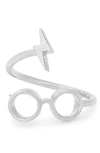 Alex And Ani Harry Potter(tm) Glasses Wrap Ring In Silver